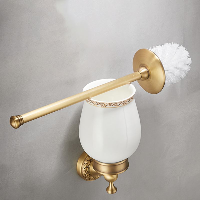 Traditional Brushed Brass Bathroom Accessory As Individual Or As a Set Clearhalo 'Bathroom Hardware Sets' 'Bathroom Hardware' 'Bathroom Remodel & Bathroom Fixtures' 'bathroom_hardware_sets' 'Home Improvement' 'home_improvement' 'home_improvement_bathroom_hardware_sets' 1200x1200_f06853b8-983a-4ce9-8990-170763d11498