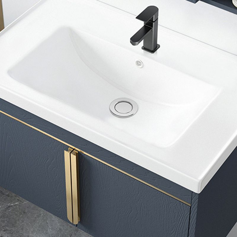Modern Sink Vanity Metal Color Block Mount Bathroom Vanity Cabinet Clearhalo 'Bathroom Remodel & Bathroom Fixtures' 'Bathroom Vanities' 'bathroom_vanities' 'Home Improvement' 'home_improvement' 'home_improvement_bathroom_vanities' 1200x1200_f0693183-e6d1-4548-b23c-20c3d1fa80a7