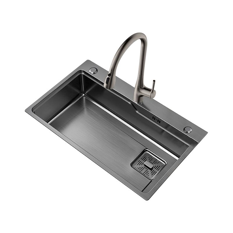 Classic Kitchen Sink Stainless Steel Friction Resistant Kitchen Sink with Faucet Clearhalo 'Home Improvement' 'home_improvement' 'home_improvement_kitchen_sinks' 'Kitchen Remodel & Kitchen Fixtures' 'Kitchen Sinks & Faucet Components' 'Kitchen Sinks' 'kitchen_sinks' 1200x1200_f076aba6-b0ad-447c-8dd1-7036746b035a