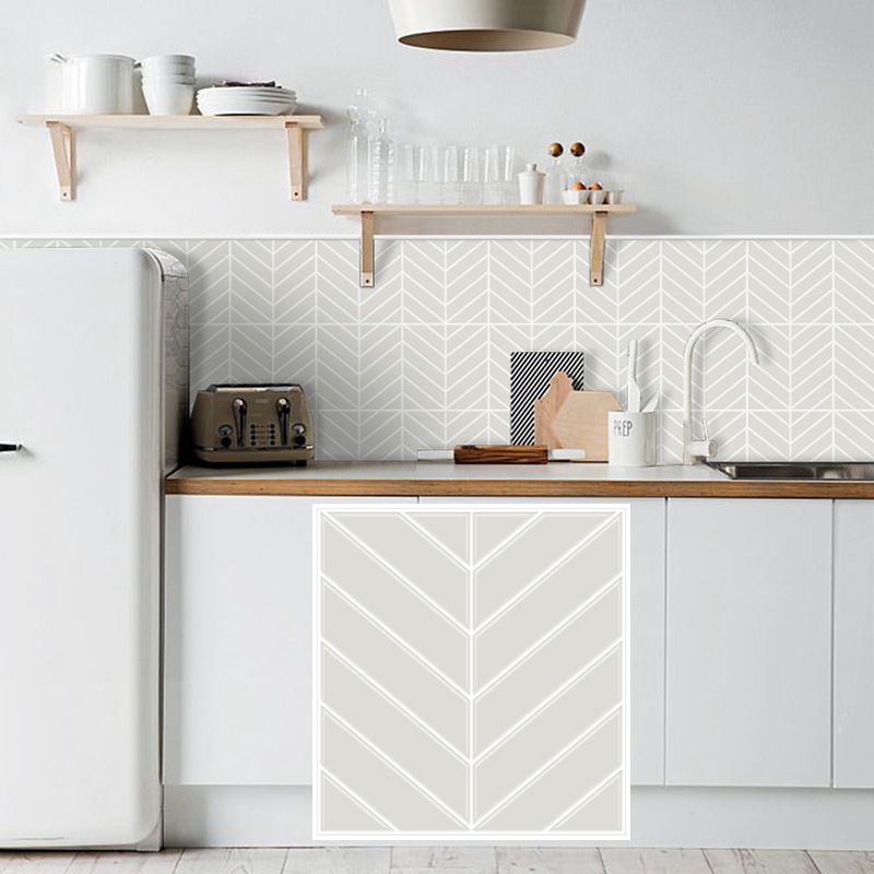 Peel and Stick Tiles Waterproof Plastic Rectangle Peel & Stick Tile for Kitchen 2-Pack Clearhalo 'Flooring 'Home Improvement' 'home_improvement' 'home_improvement_peel_stick_blacksplash' 'Peel & Stick Backsplash Tile' 'peel_stick_blacksplash' 'Walls & Ceilings' Walls and Ceiling' 1200x1200_f078d2d8-ba60-44f1-8cc5-c86bef8246c3