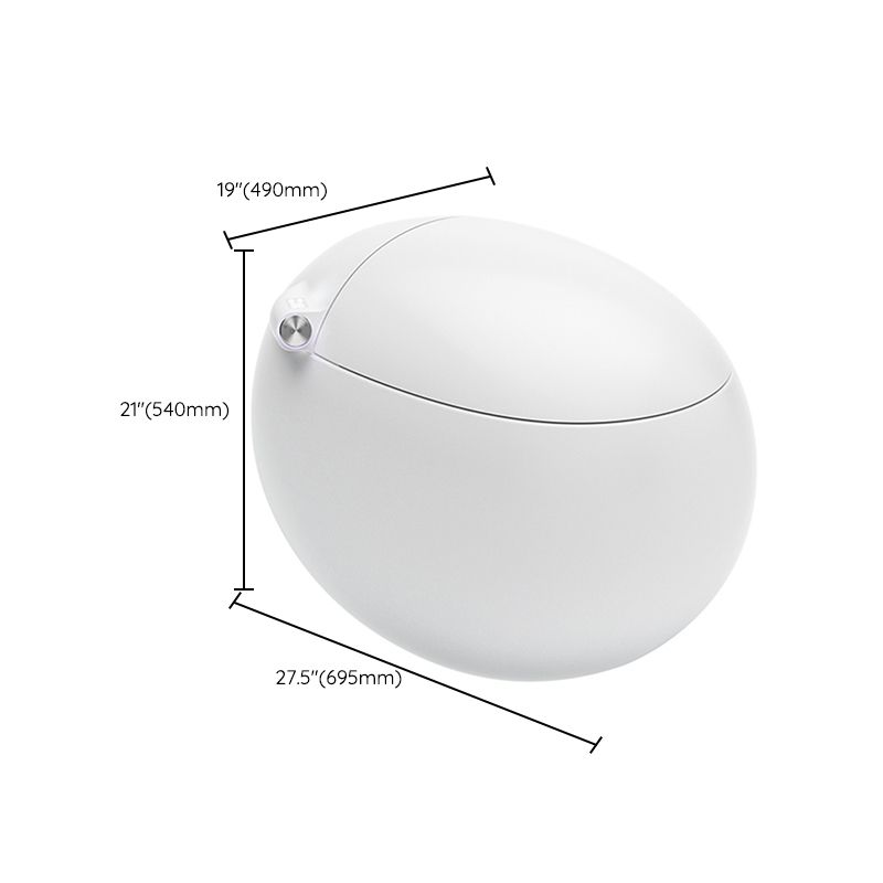 Modern Round Floor Standing Bidet with Temperature Control and Heated Seat Clearhalo 'Bathroom Remodel & Bathroom Fixtures' 'Bidets' 'Home Improvement' 'home_improvement' 'home_improvement_bidets' 'Toilets & Bidets' 1200x1200_f0a4409a-70d4-4213-bb0b-2bd8fddf36c6