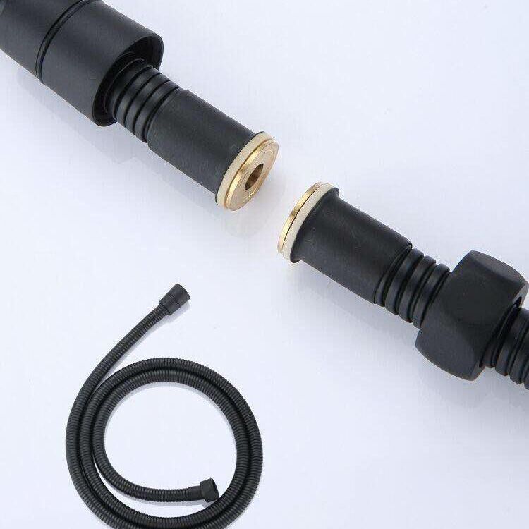 Waterfall Spout Tub Filler Handshower Lever Handle Wall-Mounted Shower Hose Tub Faucet Clearhalo 'Bathroom Remodel & Bathroom Fixtures' 'Bathtub Faucets' 'bathtub_faucets' 'Home Improvement' 'home_improvement' 'home_improvement_bathtub_faucets' 1200x1200_f0b2d009-eebf-4326-a9a6-ac3771392c74