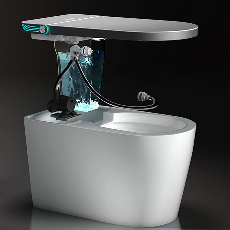 Modern Floor Standing Bidet with Water Pressure Control in White Clearhalo 'Bathroom Remodel & Bathroom Fixtures' 'Bidets' 'Home Improvement' 'home_improvement' 'home_improvement_bidets' 'Toilets & Bidets' 1200x1200_f0e40bee-67bc-441e-8d1e-051b88131d98