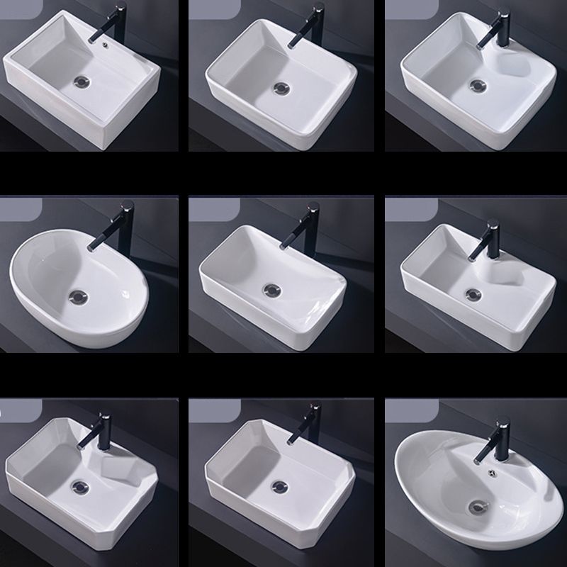 Modern Vessel Bathroom Sink Rectangular Porcelain Basin Sink (Not Include Faucet) Clearhalo 'Bathroom Remodel & Bathroom Fixtures' 'Bathroom Sinks & Faucet Components' 'Bathroom Sinks' 'bathroom_sink' 'Home Improvement' 'home_improvement' 'home_improvement_bathroom_sink' 1200x1200_f0f528e2-dc47-47a2-926a-957e8062a8ec