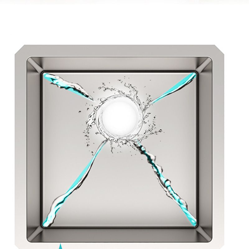 Square Stainless Steel Kitchen Sink Single Bowl Sink with Drain Assembly Clearhalo 'Home Improvement' 'home_improvement' 'home_improvement_kitchen_sinks' 'Kitchen Remodel & Kitchen Fixtures' 'Kitchen Sinks & Faucet Components' 'Kitchen Sinks' 'kitchen_sinks' 1200x1200_f1028d01-d6a8-4cbb-acdb-c808806298a2