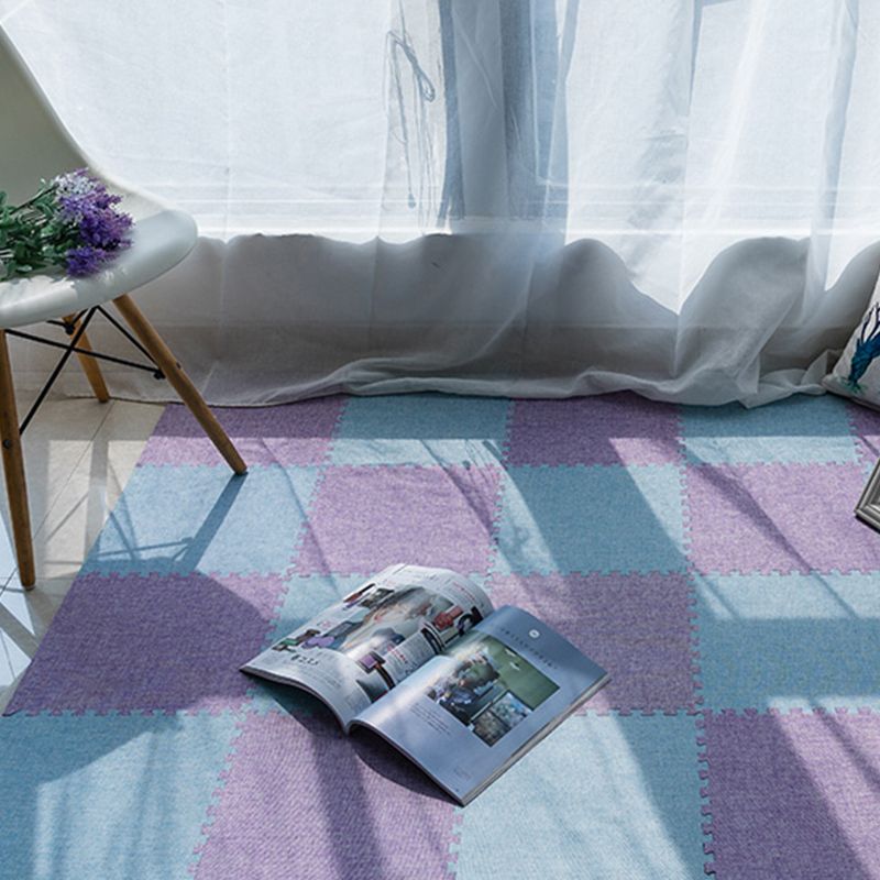 Modern Floor Tile Foam Interlocking Stain Resistant Indoor Floor Carpet Tile Clearhalo 'Carpet Tiles & Carpet Squares' 'carpet_tiles_carpet_squares' 'Flooring 'Home Improvement' 'home_improvement' 'home_improvement_carpet_tiles_carpet_squares' Walls and Ceiling' 1200x1200_f1040c0f-b7df-4da1-9d1a-031c8d15ad24