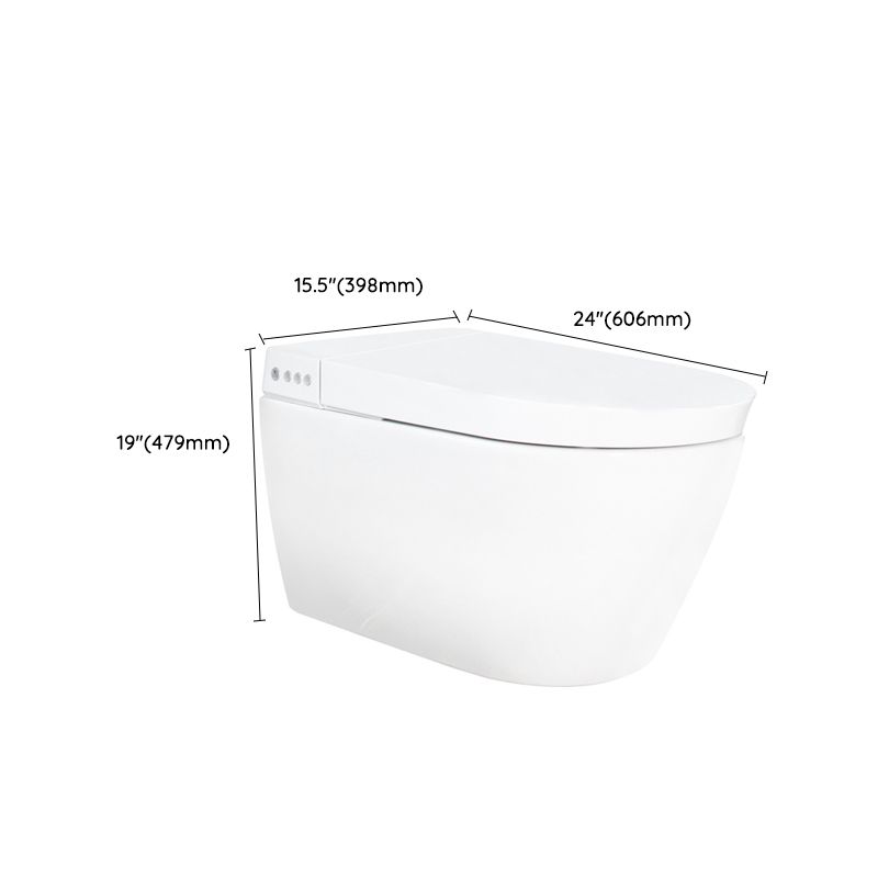 Elongated Wall Mounted Bidet White Wall Hung Toilet Set with Wireless Remote Control Clearhalo 'Bathroom Remodel & Bathroom Fixtures' 'Bidets' 'Home Improvement' 'home_improvement' 'home_improvement_bidets' 'Toilets & Bidets' 1200x1200_f1057ce8-2c6a-4c4e-9bcd-7e63bf6f5f64