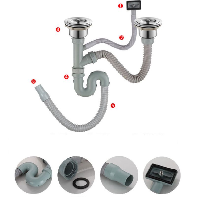 Modern Style Kitchen Sink Stainless Steel Drop-In Kitchen Double Sink with Drain Assembly Clearhalo 'Home Improvement' 'home_improvement' 'home_improvement_kitchen_sinks' 'Kitchen Remodel & Kitchen Fixtures' 'Kitchen Sinks & Faucet Components' 'Kitchen Sinks' 'kitchen_sinks' 1200x1200_f106f90f-4836-4fa8-ab5d-ae684a4d843c