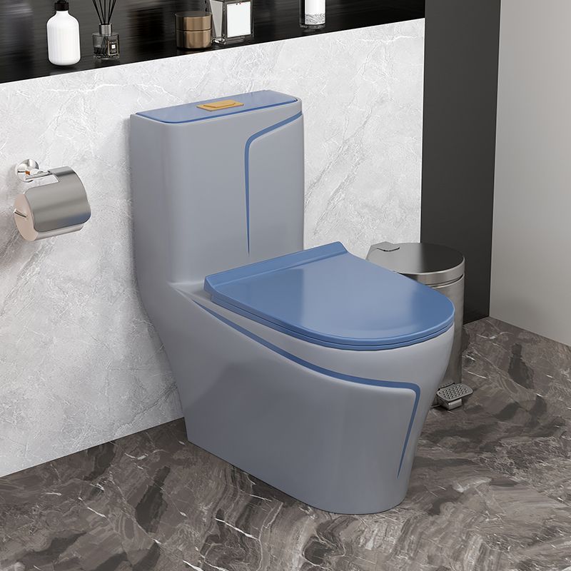 Traditional Flush Toilet Floor Mount One-Piece Toilet with Slow Close Seat Clearhalo 'Bathroom Remodel & Bathroom Fixtures' 'Home Improvement' 'home_improvement' 'home_improvement_toilets' 'Toilets & Bidets' 'Toilets' 1200x1200_f12553a3-33ae-4c07-a308-6452121cf63d