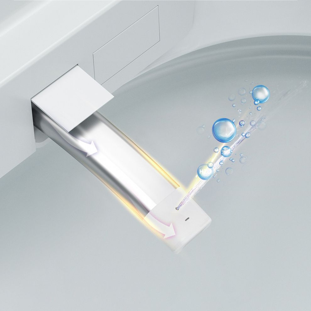 White Floor Mount Bidet Round Floor Standing Bidet with Unlimited Warm Water Clearhalo 'Bathroom Remodel & Bathroom Fixtures' 'Bidets' 'Home Improvement' 'home_improvement' 'home_improvement_bidets' 'Toilets & Bidets' 1200x1200_f1677e5b-2cad-4b98-b867-95db04e30ce4