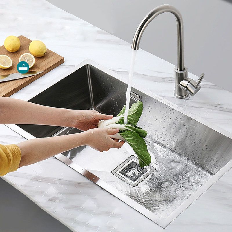 Kitchen Sink Stainless Steel Overflow Hole Design Kitchen Sink with Faucet Clearhalo 'Home Improvement' 'home_improvement' 'home_improvement_kitchen_sinks' 'Kitchen Remodel & Kitchen Fixtures' 'Kitchen Sinks & Faucet Components' 'Kitchen Sinks' 'kitchen_sinks' 1200x1200_f17268a3-a27f-4bb7-9577-cd1fac68fd61
