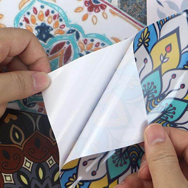 Square Peel & Stick Mosaic Tile PVC Mosaic Tile Wallpaper with Waterproof Clearhalo 'Flooring 'Home Improvement' 'home_improvement' 'home_improvement_peel_stick_blacksplash' 'Peel & Stick Backsplash Tile' 'peel_stick_blacksplash' 'Walls & Ceilings' Walls and Ceiling' 1200x1200_f1838fbd-5784-47e0-b202-3e52dd73b57f