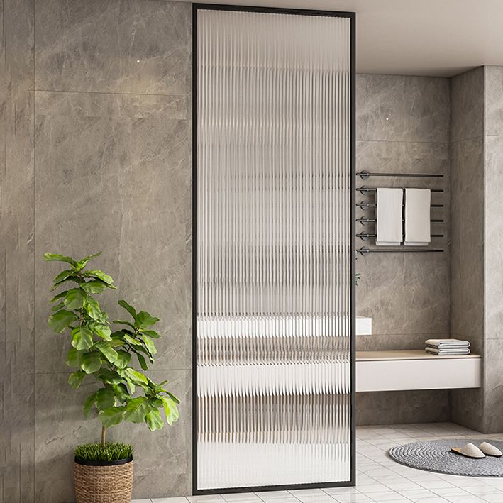 Simple Bathroom Tempered Glass Bath Screen, Full Frame Fixed Partition Screen Clearhalo 'Bathroom Remodel & Bathroom Fixtures' 'Home Improvement' 'home_improvement' 'home_improvement_shower_tub_doors' 'Shower and Tub Doors' 'shower_tub_doors' 'Showers & Bathtubs' 1200x1200_f18e2393-ac47-44cd-8846-e6c5b79a8717