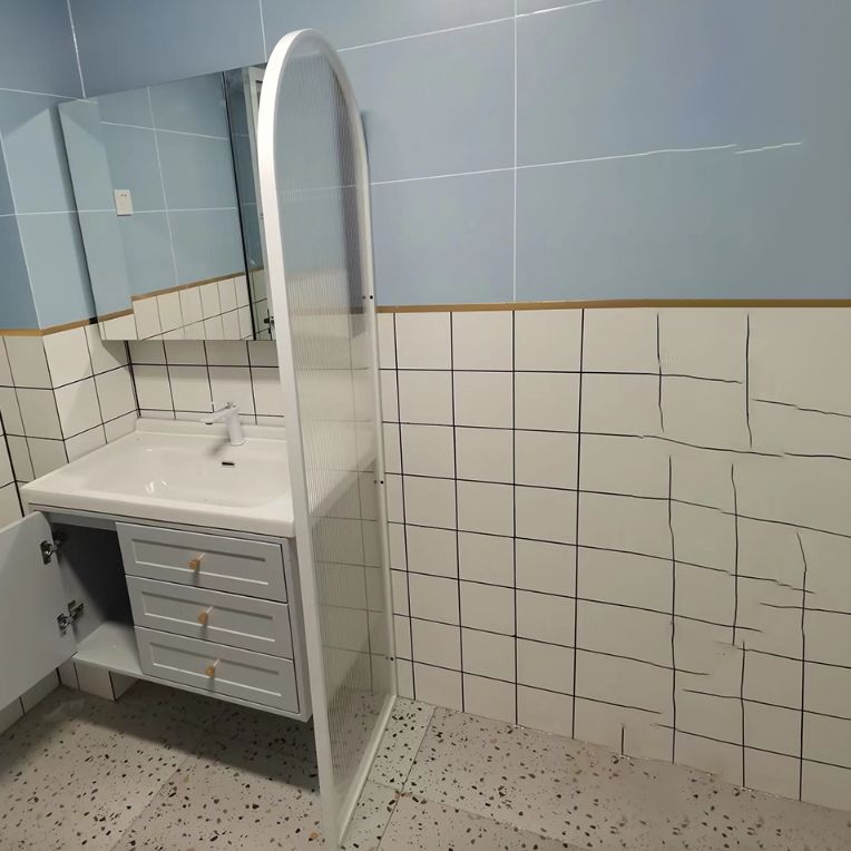 Frame Shower Bath Door Metal Shower Doors with Square Hardware Clearhalo 'Bathroom Remodel & Bathroom Fixtures' 'Home Improvement' 'home_improvement' 'home_improvement_shower_tub_doors' 'Shower and Tub Doors' 'shower_tub_doors' 'Showers & Bathtubs' 1200x1200_f1b9b379-602e-4f2b-b600-775c642b5615