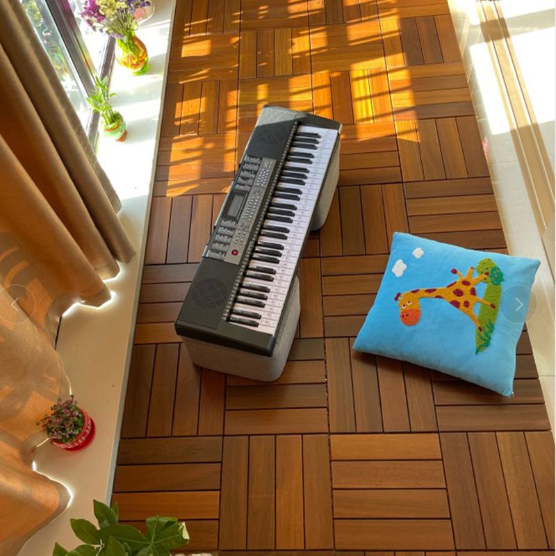 Smooth Birch Floor Tile Water Resistant Click Lock Wooden Floor for Living Room Clearhalo 'Flooring 'Hardwood Flooring' 'hardwood_flooring' 'Home Improvement' 'home_improvement' 'home_improvement_hardwood_flooring' Walls and Ceiling' 1200x1200_f1bcaa2f-ef96-40b9-a90c-7305b3b0814d