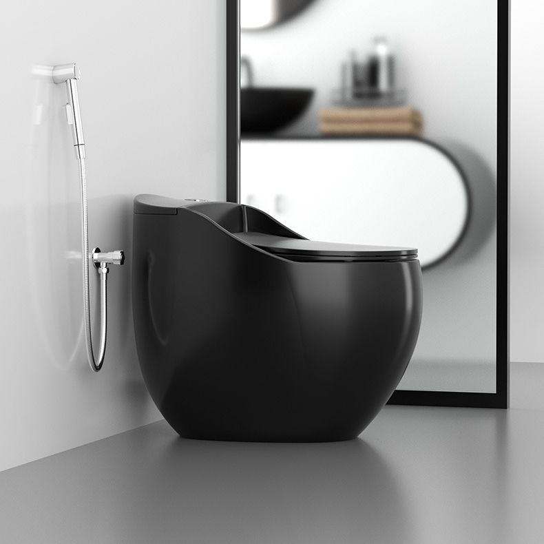 Modern Skirted Toilet Bowl Siphon Jet Toilet with Slow Close Seat for Bathroom Clearhalo 'Bathroom Remodel & Bathroom Fixtures' 'Home Improvement' 'home_improvement' 'home_improvement_toilets' 'Toilets & Bidets' 'Toilets' 1200x1200_f1d01540-970a-44e6-8c00-d150a1aa6755