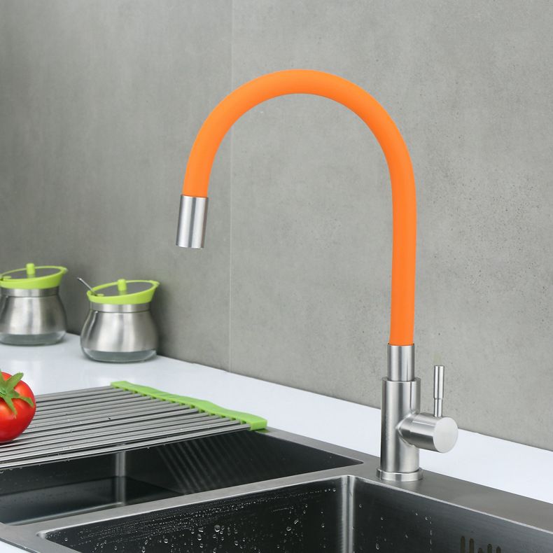 Modern 1-Handle Faucets Touchless with Water Dispenser Standard Kitchen Faucets Clearhalo 'Home Improvement' 'home_improvement' 'home_improvement_kitchen_faucets' 'Kitchen Faucets' 'Kitchen Remodel & Kitchen Fixtures' 'Kitchen Sinks & Faucet Components' 'kitchen_faucets' 1200x1200_f1d93bb6-2598-406a-bb44-30d7fc5e6db8