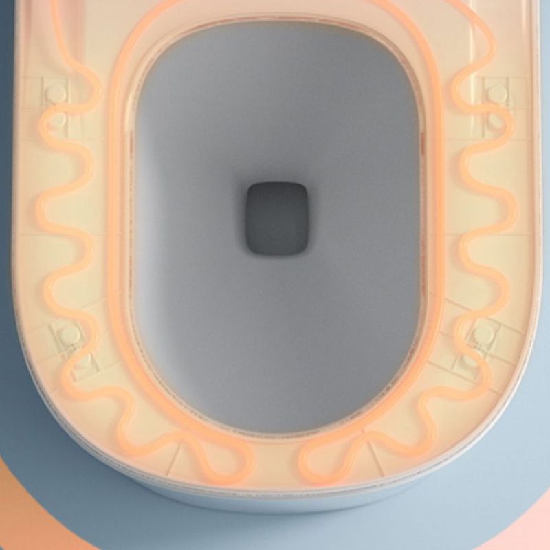 Contemporary White Floor Mount Bidet Elongated Horizontal with Bidet And Seat Clearhalo 'Bathroom Remodel & Bathroom Fixtures' 'Bidets' 'Home Improvement' 'home_improvement' 'home_improvement_bidets' 'Toilets & Bidets' 1200x1200_f1e85863-bac6-4a27-8d9f-0e01f304ae3c