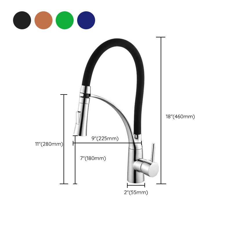 Modern 1-Handle Faucets Copper Touchless with Water Dispenser Standard Kitchen Faucet Clearhalo 'Home Improvement' 'home_improvement' 'home_improvement_kitchen_faucets' 'Kitchen Faucets' 'Kitchen Remodel & Kitchen Fixtures' 'Kitchen Sinks & Faucet Components' 'kitchen_faucets' 1200x1200_f2069f66-081d-4c71-ad81-b335702c0f57