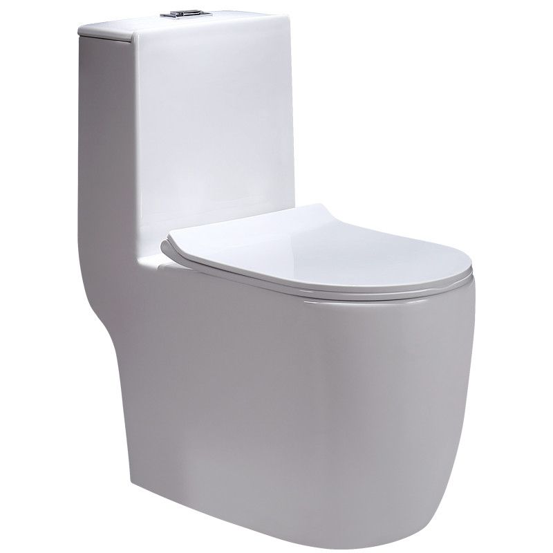 Porcelain Modern Toilet Floor Mounted One Piece Toilet Bowl Toilet Clearhalo 'Bathroom Remodel & Bathroom Fixtures' 'Home Improvement' 'home_improvement' 'home_improvement_toilets' 'Toilets & Bidets' 'Toilets' 1200x1200_f20c7fc4-5ef1-4915-8132-c2f98e5f3c4e