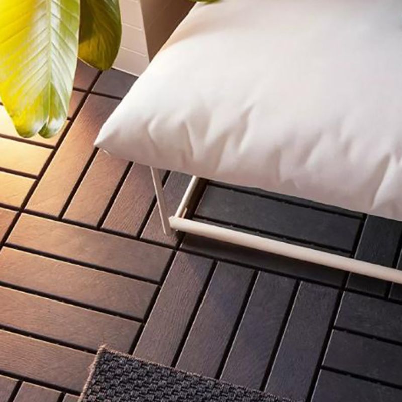 4-Slat 12" X 12" PVC Floor Tiles Interlocking Installation Floor Board Tiles Clearhalo 'Home Improvement' 'home_improvement' 'home_improvement_outdoor_deck_tiles_planks' 'Outdoor Deck Tiles & Planks' 'Outdoor Flooring & Tile' 'Outdoor Remodel' 'outdoor_deck_tiles_planks' 1200x1200_f2103f5c-aabd-47b8-9985-76f4f6482312