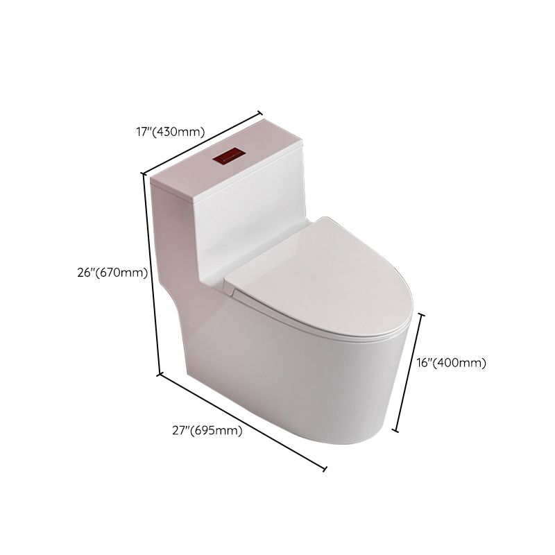 Floor Mount Flush Toilet Concealed Tank One-Piece Toilet with Slow Close Seat Clearhalo 'Bathroom Remodel & Bathroom Fixtures' 'Home Improvement' 'home_improvement' 'home_improvement_toilets' 'Toilets & Bidets' 'Toilets' 1200x1200_f2121f62-a009-47d0-b25f-28eb79e5e110