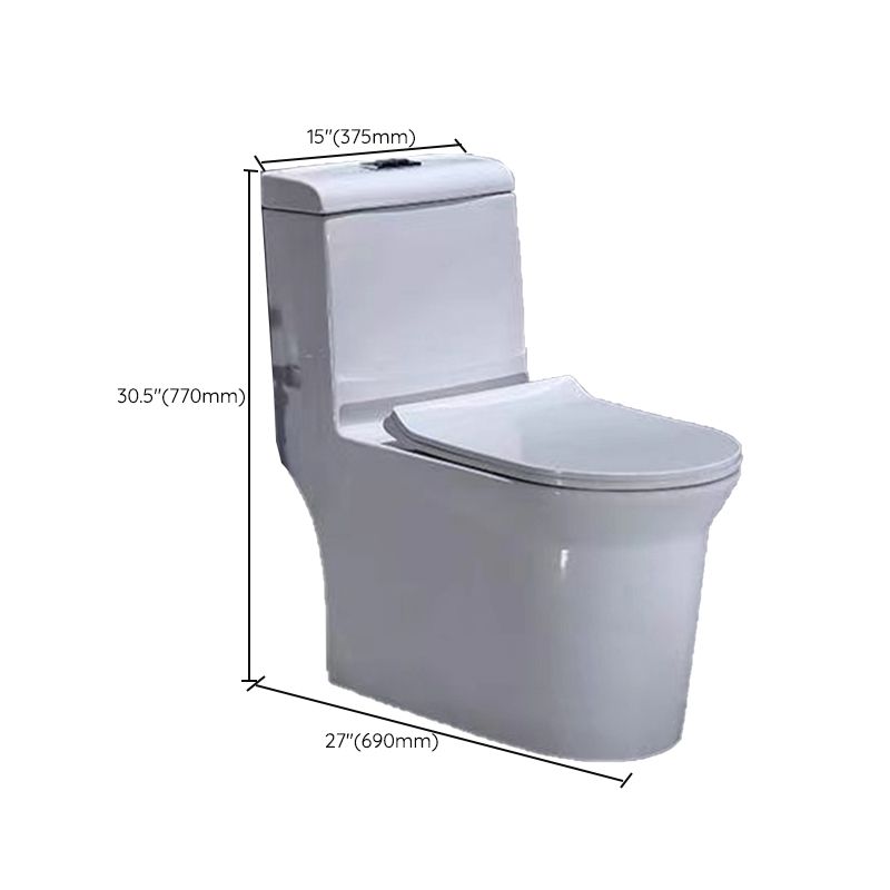 Contemporary White Flush Toilet Floor Mounted Toilet Bowl for Washroom Clearhalo 'Bathroom Remodel & Bathroom Fixtures' 'Home Improvement' 'home_improvement' 'home_improvement_toilets' 'Toilets & Bidets' 'Toilets' 1200x1200_f2238c68-d1a9-47e7-a9d0-2a7191f273f3