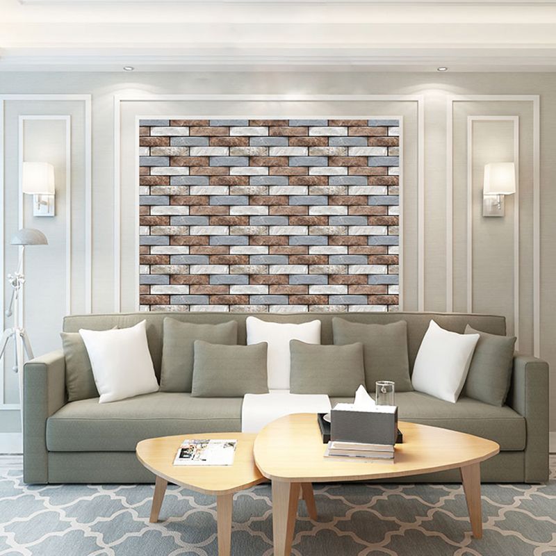 Modern PVC Field Tile/Single Tile Rectangular Peel and Stick Backsplash Wall Tile Clearhalo 'Flooring 'Home Improvement' 'home_improvement' 'home_improvement_peel_stick_blacksplash' 'Peel & Stick Backsplash Tile' 'peel_stick_blacksplash' 'Walls & Ceilings' Walls and Ceiling' 1200x1200_f22d778d-9e8b-44ba-930b-419daecb9660