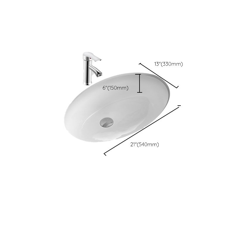 Bathroom Sink Ceramic White Round Anti-spill Sink with Faucet Clearhalo 'Bathroom Remodel & Bathroom Fixtures' 'Bathroom Sinks & Faucet Components' 'Bathroom Sinks' 'bathroom_sink' 'Home Improvement' 'home_improvement' 'home_improvement_bathroom_sink' 1200x1200_f2323282-4fd8-473c-81a8-487a73ed8fc5