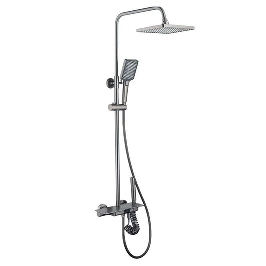 Modern Shower Trim Brass Thermostatic Adjustable Shower Head Shower Combo Clearhalo 'Bathroom Remodel & Bathroom Fixtures' 'Home Improvement' 'home_improvement' 'home_improvement_shower_faucets' 'Shower Faucets & Systems' 'shower_faucets' 'Showers & Bathtubs Plumbing' 'Showers & Bathtubs' 1200x1200_f25a5275-e126-491a-9d1f-f4cd25879e8f