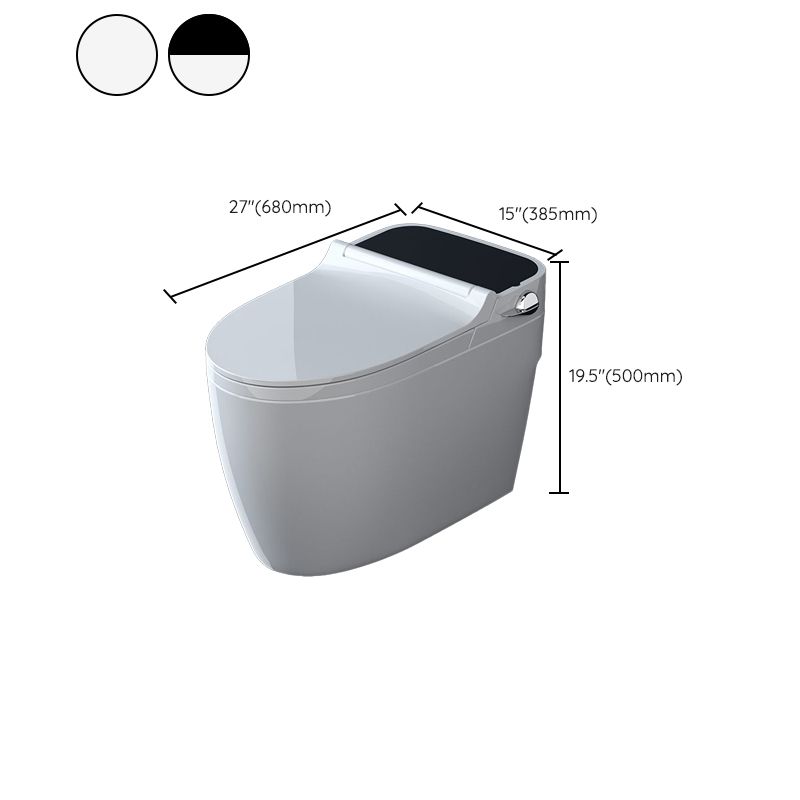 Elongated Floor Mount Bidet Vitreous China Bidet without Water Pressure Control Clearhalo 'Bathroom Remodel & Bathroom Fixtures' 'Bidets' 'Home Improvement' 'home_improvement' 'home_improvement_bidets' 'Toilets & Bidets' 1200x1200_f260c746-d876-4fd2-a352-84ae9ccca4cb