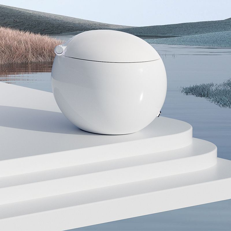 Round Floor Mount Bidet White Floor Standing Bidet with Unlimited Warm Water Clearhalo 'Bathroom Remodel & Bathroom Fixtures' 'Bidets' 'Home Improvement' 'home_improvement' 'home_improvement_bidets' 'Toilets & Bidets' 1200x1200_f273adad-6b95-48b0-b4df-5947071adc51