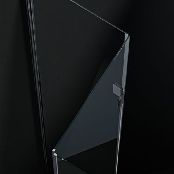 Tempered Shower Bath Door Frameless Bi-Fold Scratch Resistant Shower Doors Clearhalo 'Bathroom Remodel & Bathroom Fixtures' 'Home Improvement' 'home_improvement' 'home_improvement_shower_tub_doors' 'Shower and Tub Doors' 'shower_tub_doors' 'Showers & Bathtubs' 1200x1200_f27939fe-067e-4459-a441-19fdc3625b66