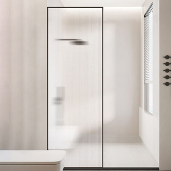 Fixed Full Frame Shower Screen Half Partition Bathroom Shower Screen Clearhalo 'Bathroom Remodel & Bathroom Fixtures' 'Home Improvement' 'home_improvement' 'home_improvement_shower_tub_doors' 'Shower and Tub Doors' 'shower_tub_doors' 'Showers & Bathtubs' 1200x1200_f293aec3-3adc-4fb5-9126-18826fdd2df5
