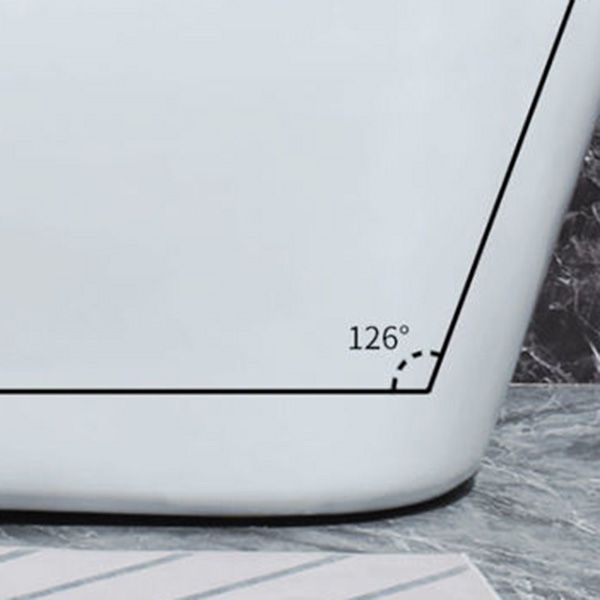 Modern Acrylic Freestanding Bathtub Soaking Single Slipper Tub in White Clearhalo 'Bathroom Remodel & Bathroom Fixtures' 'Bathtubs' 'Home Improvement' 'home_improvement' 'home_improvement_bathtubs' 'Showers & Bathtubs' 1200x1200_f299b989-b35f-4a09-aff9-40d8825cba0e