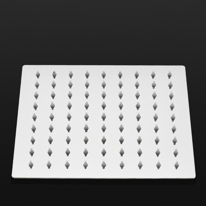 Wall Mounted Adjustable Shower Head Modern Square Metal Shower Clearhalo 'Bathroom Remodel & Bathroom Fixtures' 'Home Improvement' 'home_improvement' 'home_improvement_shower_heads' 'Shower Heads' 'shower_heads' 'Showers & Bathtubs Plumbing' 'Showers & Bathtubs' 1200x1200_f2ccd663-0d72-4ab8-844d-a4b3a851de93