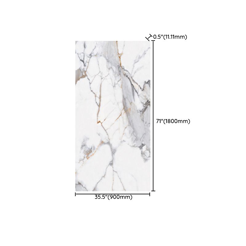 Marble Matte Singular Tile Irregular Fringe Floor and Wall for Home Decor Clearhalo 'Floor Tiles & Wall Tiles' 'floor_tiles_wall_tiles' 'Flooring 'Home Improvement' 'home_improvement' 'home_improvement_floor_tiles_wall_tiles' Walls and Ceiling' 1200x1200_f2d19709-2560-4ad4-91f4-c751679ad656