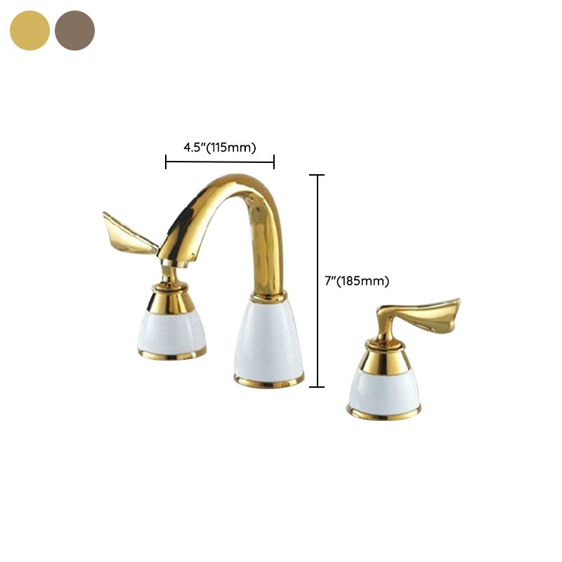 Deck Mounted Roman Tub Faucet Low Arc Bronze Roman Tub Faucet Set Clearhalo 'Bathroom Remodel & Bathroom Fixtures' 'Bathtub Faucets' 'bathtub_faucets' 'Home Improvement' 'home_improvement' 'home_improvement_bathtub_faucets' 1200x1200_f2d5625e-90ec-4237-8df3-bc9ea1f6d0b8