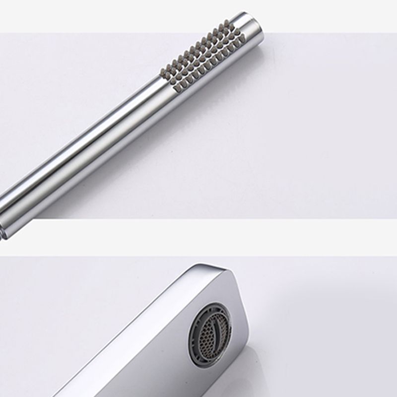 Contemporary Bathroom Faucet Floor Mounted Copper One Handle Fixed Freestanding Faucet Clearhalo 'Bathroom Remodel & Bathroom Fixtures' 'Bathtub Faucets' 'bathtub_faucets' 'Home Improvement' 'home_improvement' 'home_improvement_bathtub_faucets' 1200x1200_f2f288a3-d55f-4fa4-a65a-0a58bc023685