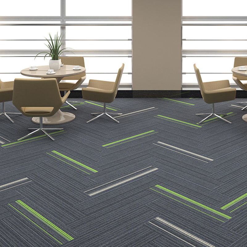 Level Loop Carpet Tile Non-Skid Self Adhesive Indoor Office Carpet Tiles Clearhalo 'Carpet Tiles & Carpet Squares' 'carpet_tiles_carpet_squares' 'Flooring 'Home Improvement' 'home_improvement' 'home_improvement_carpet_tiles_carpet_squares' Walls and Ceiling' 1200x1200_f3035c16-f724-494e-b11e-fd6f44736c68