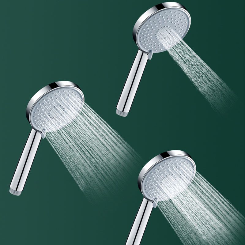 Round Handheld Shower Head Self-Cleaning Wall-Mount Shower Head Clearhalo 'Bathroom Remodel & Bathroom Fixtures' 'Home Improvement' 'home_improvement' 'home_improvement_shower_heads' 'Shower Heads' 'shower_heads' 'Showers & Bathtubs Plumbing' 'Showers & Bathtubs' 1200x1200_f318403a-1c3d-4ae5-aa6a-ed57af86cd4d