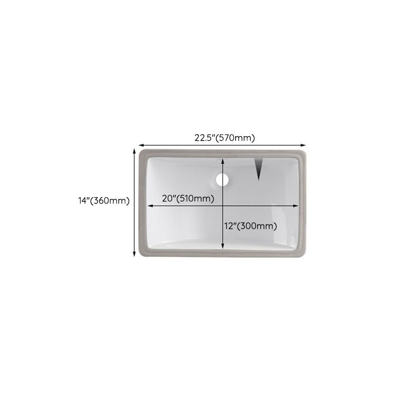 Classic Porcelain Bathroom Sink Trough Bathroom Sink in White Clearhalo 'Bathroom Remodel & Bathroom Fixtures' 'Bathroom Sinks & Faucet Components' 'Bathroom Sinks' 'bathroom_sink' 'Home Improvement' 'home_improvement' 'home_improvement_bathroom_sink' 1200x1200_f3580210-2806-4429-b4aa-e0bef7a29d5b