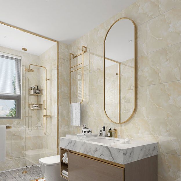 12" x 24" Marbling Single Tile Waterproof Backsplash Wall Tile for Bathroom Clearhalo 'Flooring 'Home Improvement' 'home_improvement' 'home_improvement_peel_stick_blacksplash' 'Peel & Stick Backsplash Tile' 'peel_stick_blacksplash' 'Walls & Ceilings' Walls and Ceiling' 1200x1200_f35ca528-bab6-4018-987e-c5465721041f