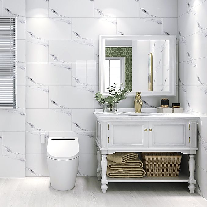 Rectangular Single Tile 12" x 24" Waterproof Backsplash Wall Tile for Bathroom Clearhalo 'Flooring 'Home Improvement' 'home_improvement' 'home_improvement_peel_stick_blacksplash' 'Peel & Stick Backsplash Tile' 'peel_stick_blacksplash' 'Walls & Ceilings' Walls and Ceiling' 1200x1200_f35f51eb-2d82-49d9-9b34-9012003fc866