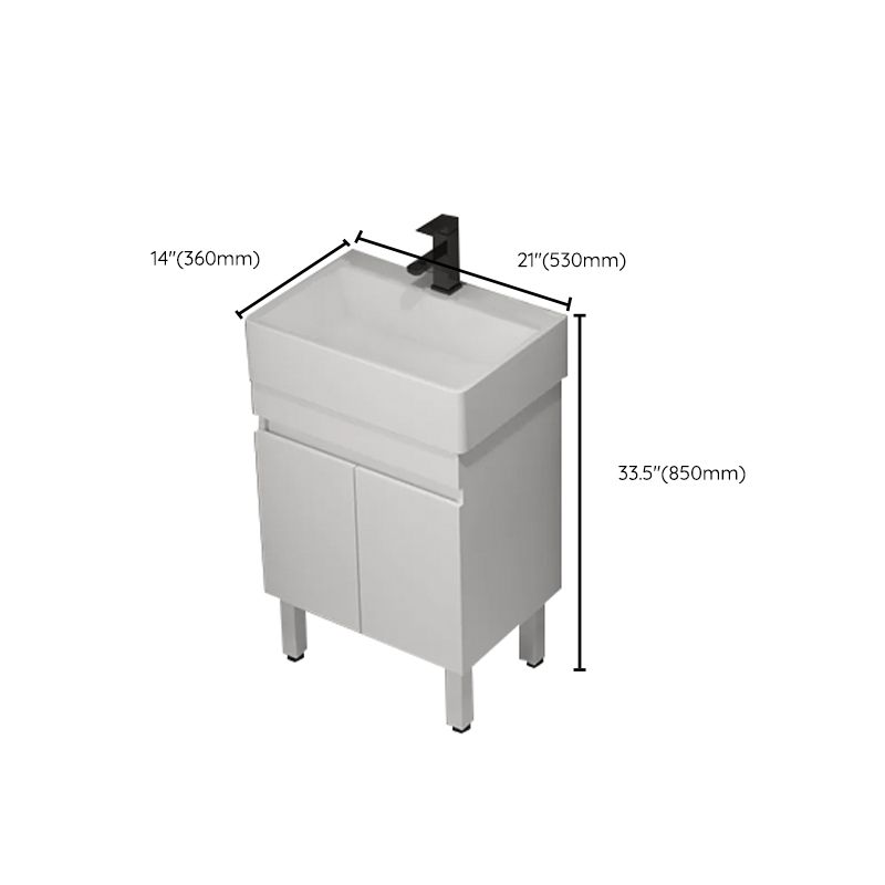 Freestanding Bathroom Vanity Set Modern Faucet Included Bathroom Sink Vanity Clearhalo 'Bathroom Remodel & Bathroom Fixtures' 'Bathroom Vanities' 'bathroom_vanities' 'Home Improvement' 'home_improvement' 'home_improvement_bathroom_vanities' 1200x1200_f36224d6-5d04-4e72-885e-bf6bf6a12b10
