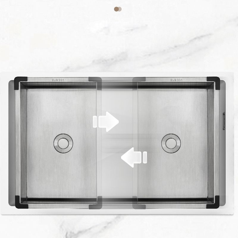 Single Bowl Kitchen Sink Stainless Steel Kitchen Sink with Drain Strainer Kit Clearhalo 'Home Improvement' 'home_improvement' 'home_improvement_kitchen_sinks' 'Kitchen Remodel & Kitchen Fixtures' 'Kitchen Sinks & Faucet Components' 'Kitchen Sinks' 'kitchen_sinks' 1200x1200_f3741f86-135f-4908-84c7-3e77cca96a18