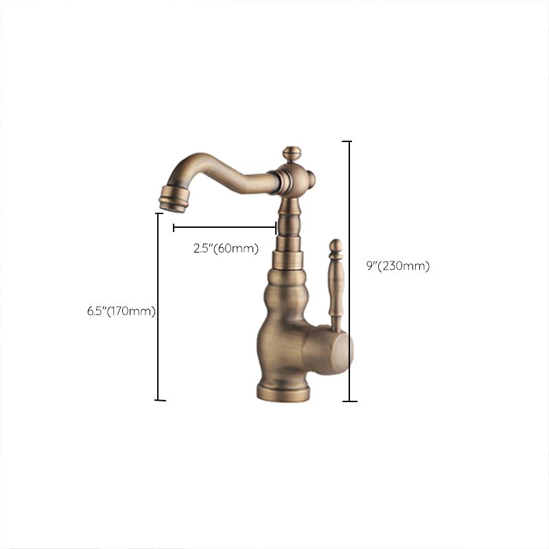 Traditional Single Level Kitchen Faucet Lead Free Standard Faucet Clearhalo 'Home Improvement' 'home_improvement' 'home_improvement_kitchen_faucets' 'Kitchen Faucets' 'Kitchen Remodel & Kitchen Fixtures' 'Kitchen Sinks & Faucet Components' 'kitchen_faucets' 1200x1200_f37c558e-7a2d-479e-a679-6ee37ecc4266