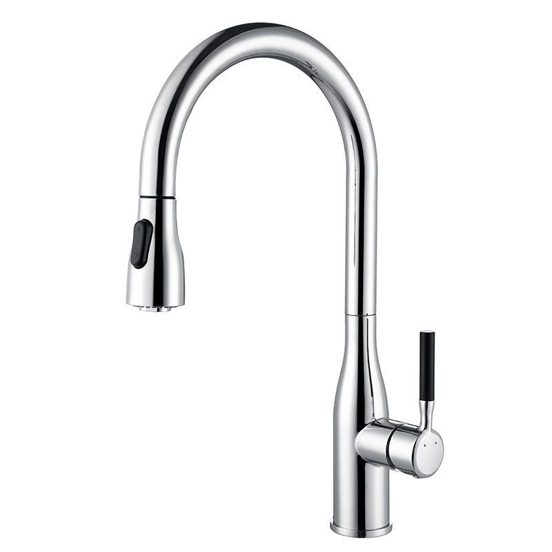 Modern Style Copper Kitchen Faucet Single Handle High Arc Kitchen Faucet Clearhalo 'Home Improvement' 'home_improvement' 'home_improvement_kitchen_faucets' 'Kitchen Faucets' 'Kitchen Remodel & Kitchen Fixtures' 'Kitchen Sinks & Faucet Components' 'kitchen_faucets' 1200x1200_f38264b5-95cd-4b8a-a9ce-78044dddf0f8