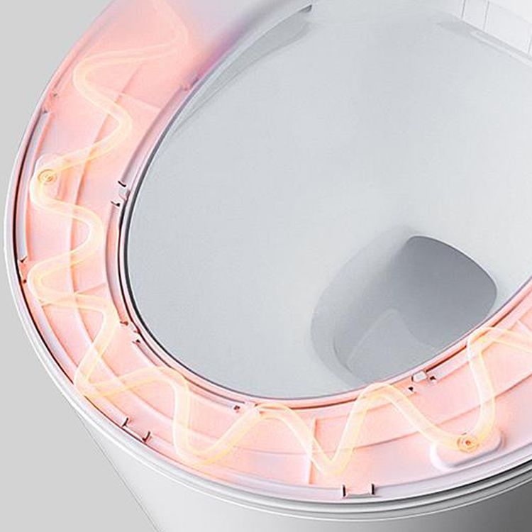 Dual Flush Wall Hung Toilet Set Elongated Deodorizing Wall Mounted Bidet Clearhalo 'Bathroom Remodel & Bathroom Fixtures' 'Bidets' 'Home Improvement' 'home_improvement' 'home_improvement_bidets' 'Toilets & Bidets' 1200x1200_f388f756-8578-4c09-b1af-96b6ed371456