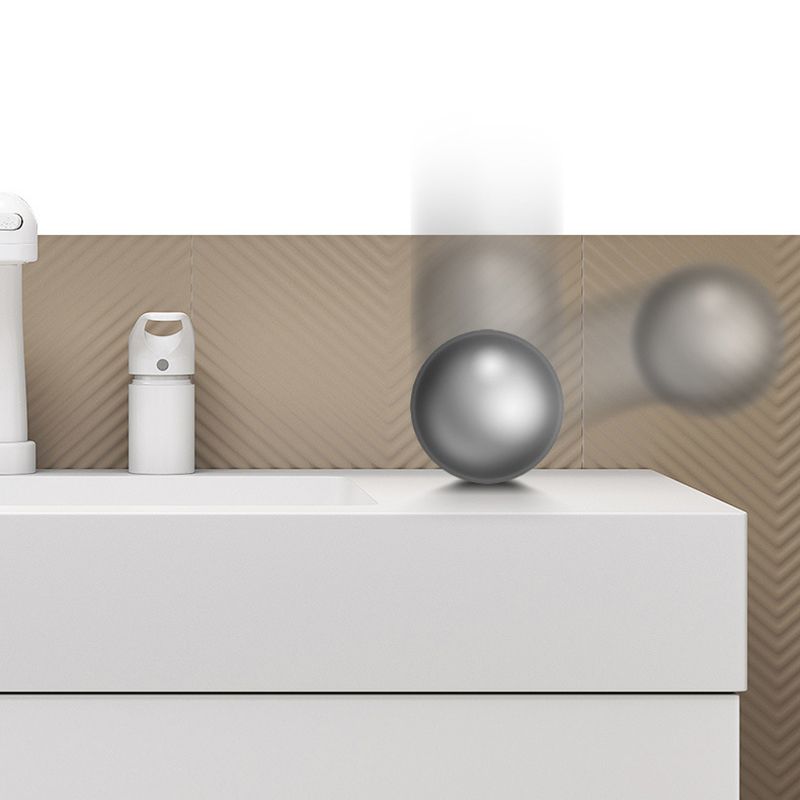 Modern Wooden Sink Vanity White Wall Mount Bathroom Vanity Cabinet with Mirror Clearhalo 'Bathroom Remodel & Bathroom Fixtures' 'Bathroom Vanities' 'bathroom_vanities' 'Home Improvement' 'home_improvement' 'home_improvement_bathroom_vanities' 1200x1200_f3a29b70-289e-461f-a035-00a46b9e84bd